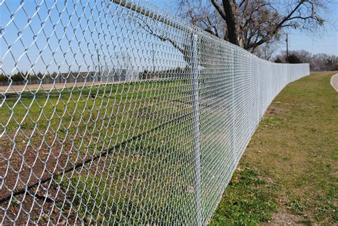 chain link fence material